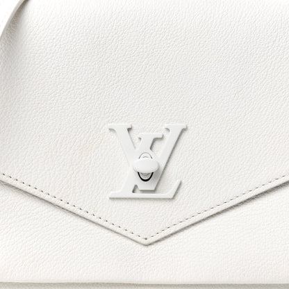 Louis Vuitton Soft Calfskin Mylockme Chain Bag BB White 11 of 12