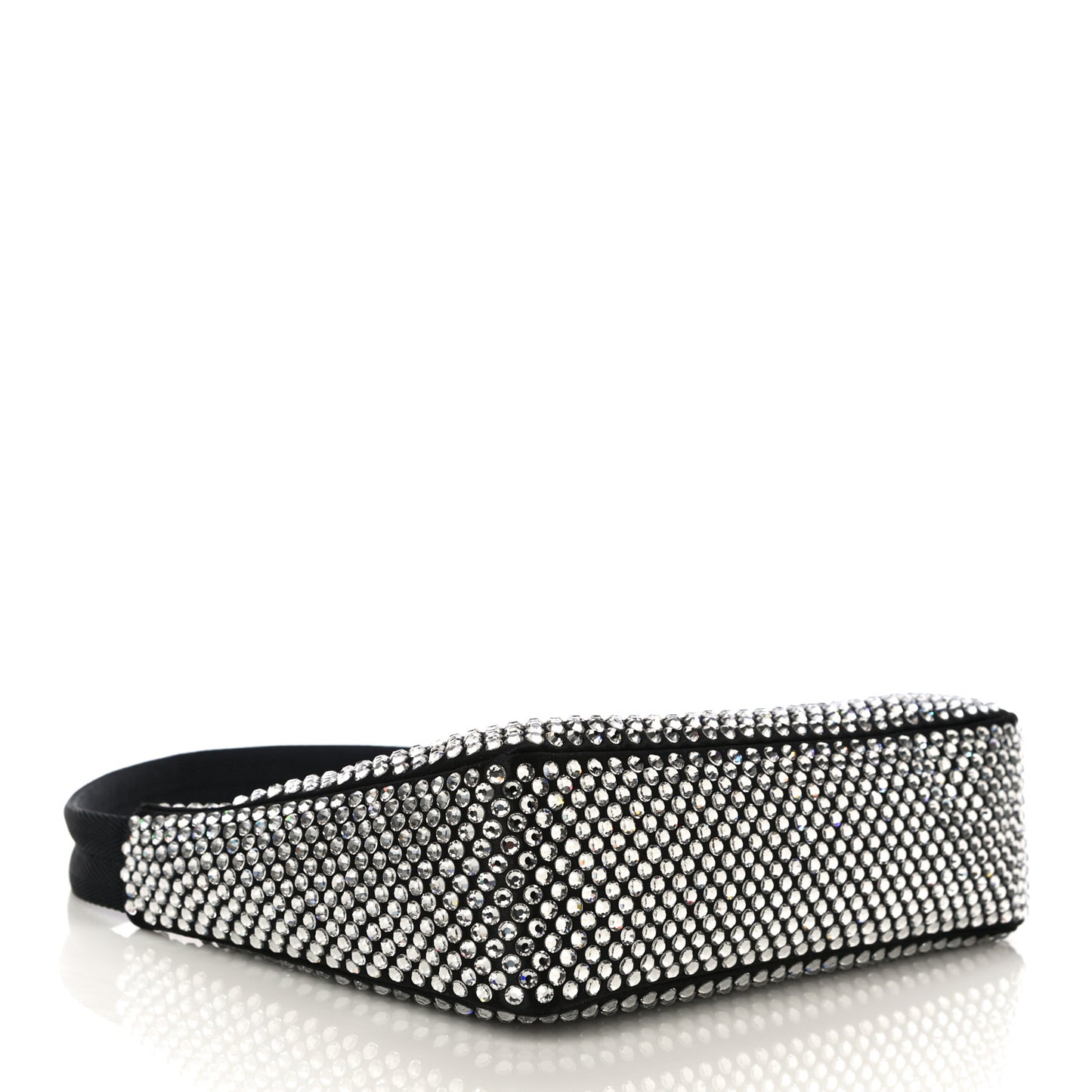 Satin Crystal Mini Re-Edition 2000 Bag Cristal