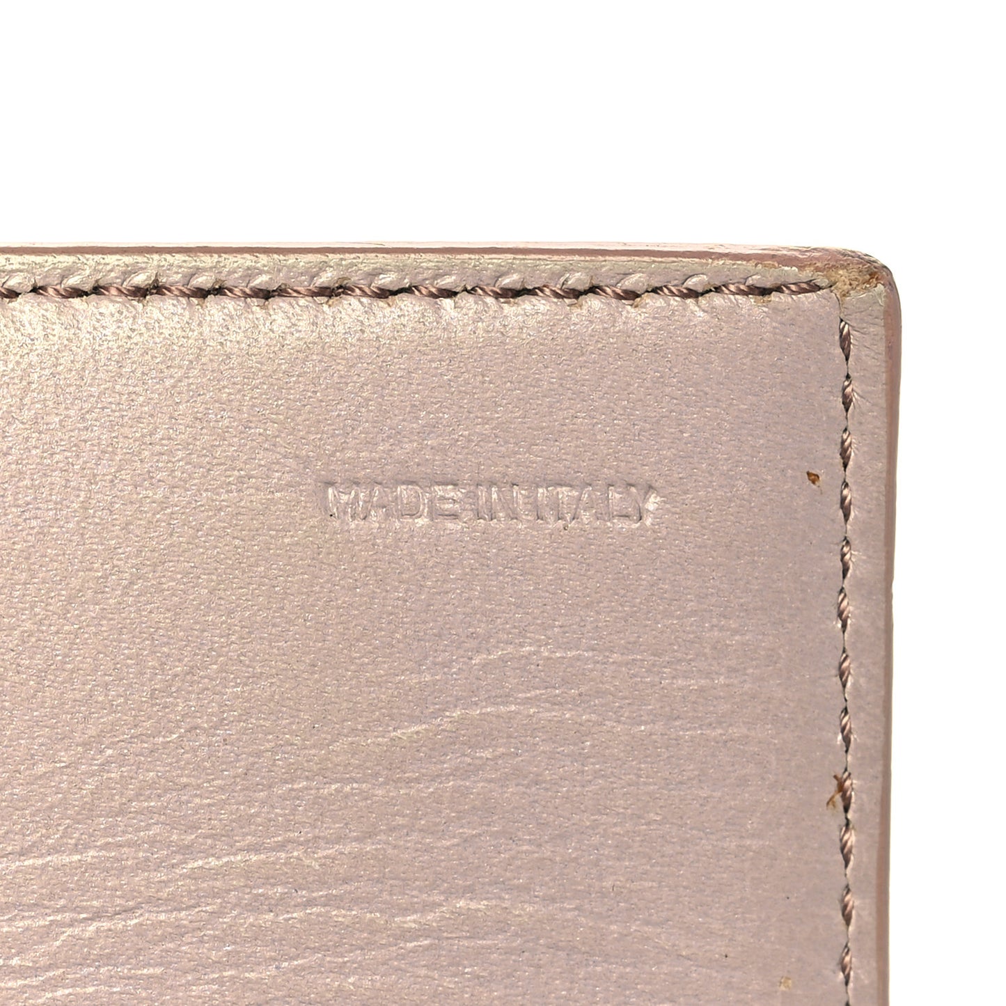 Vitello Birkin Logo Continental Wallet Rame