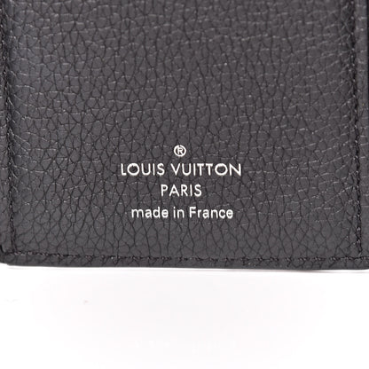 Louis Vuitton Soft Calfskin My Lockme Compact Wallet Black 6 of 7