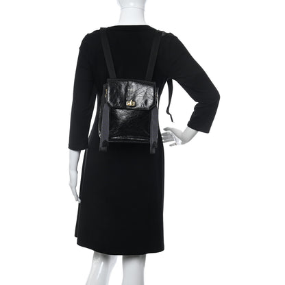 Givenchy Creased Patent Calfskin ID Backpack Black 3 of 25