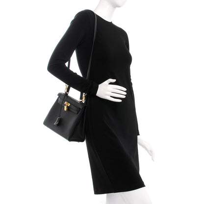 Hermes Togo Kelly Retourne 25 Black 2 of 36