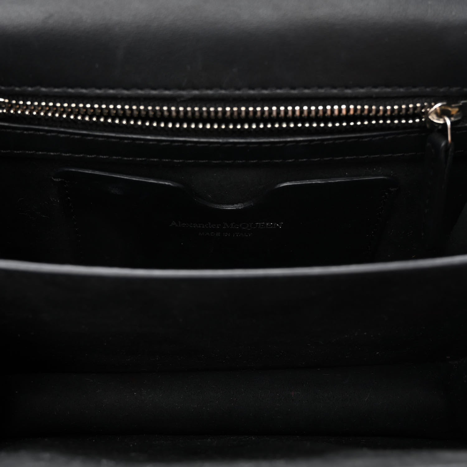 Alexander McQueen Lambskin Quilted Knuckle Shoulder Bag Black 6 of 9