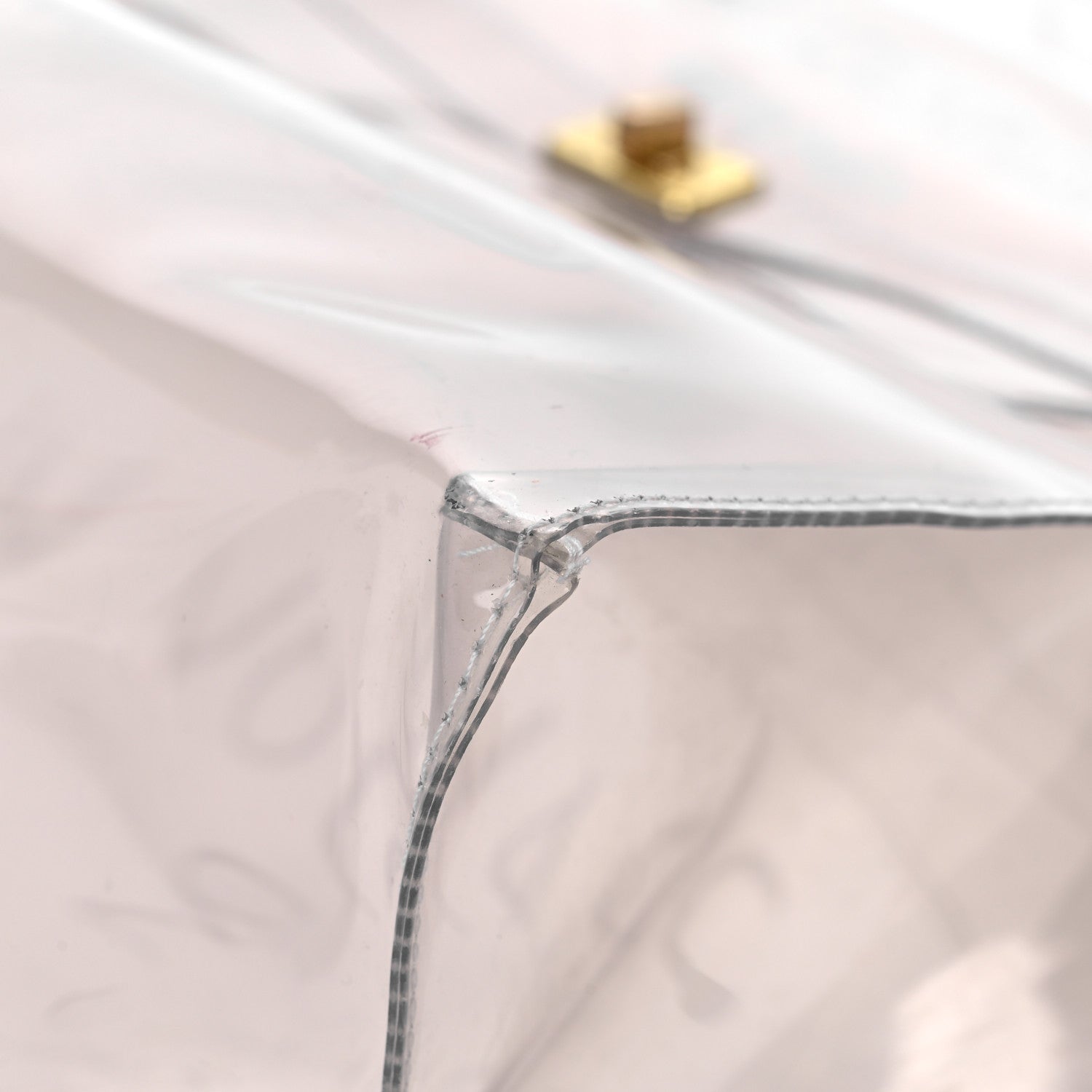 Hermes Vinyl Souvenir De L'Exposition Kelly Transparent 7 of 14