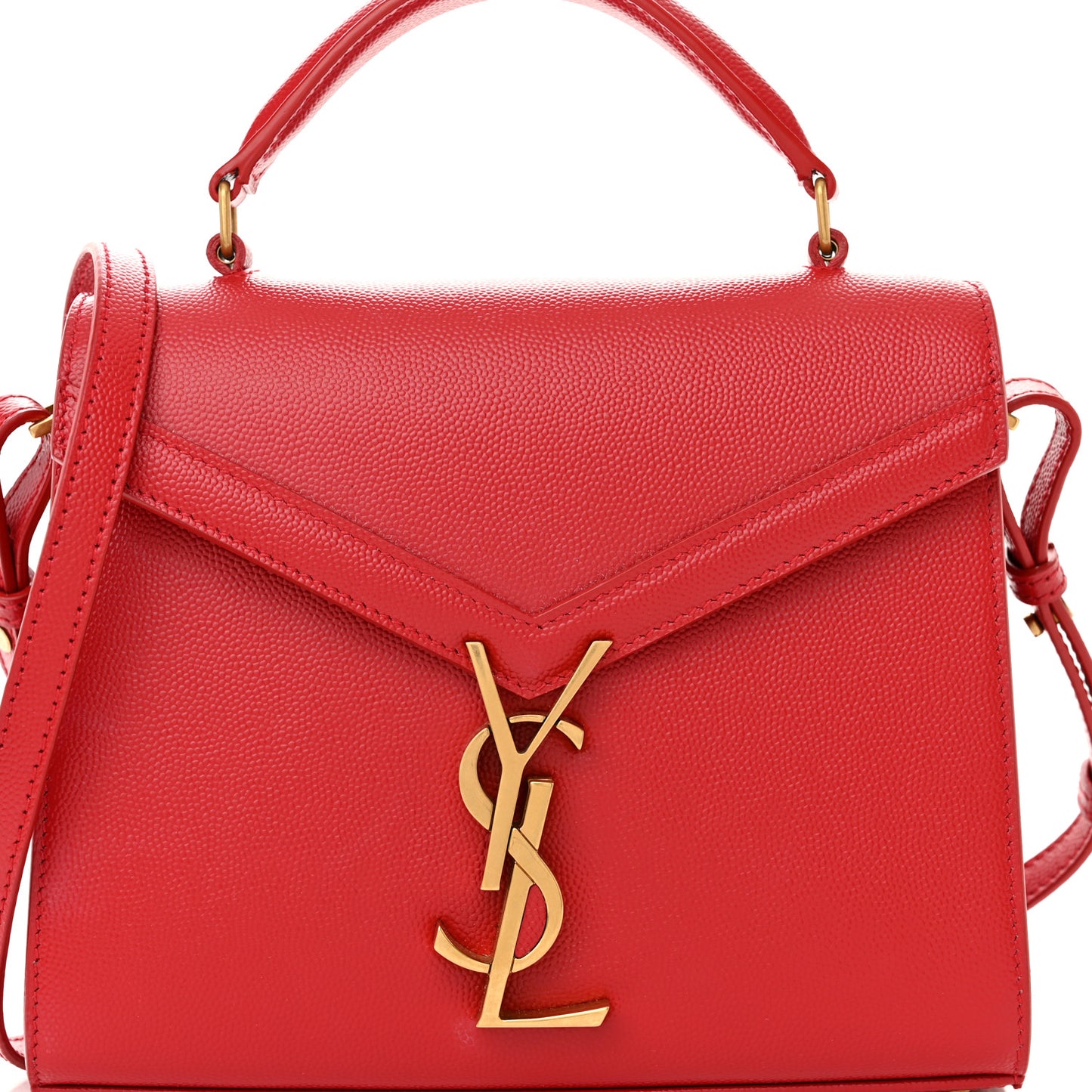 Grain de Poudre Mini Classic Monogram Cassandra Top Handle Rouge Eros