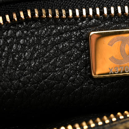 Chanel Grained Calfskin Stitched Urban Essentials Small Shopping Bag Black 7 of 10