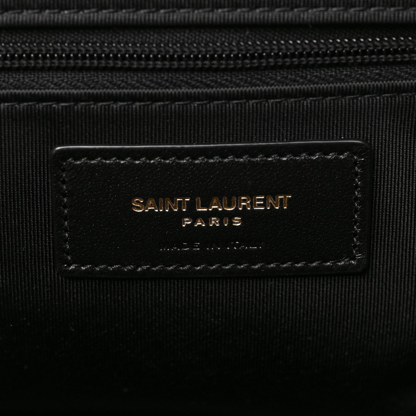 Lambskin Quilted Gaby Vanity Case Black