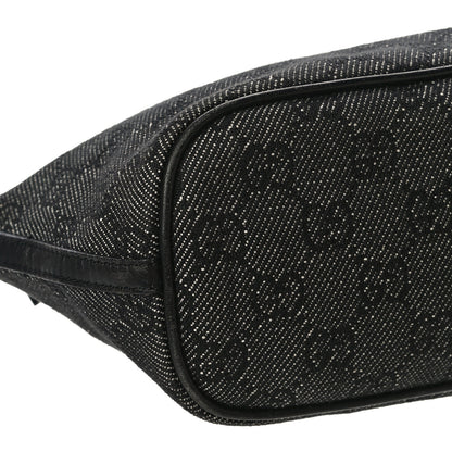 Gucci Denim Monogram Boat Pochette 9 of 11