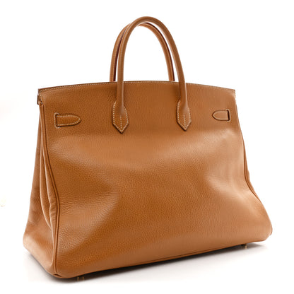 Hermes Ardennes Birkin 40 Gold 3 of 11