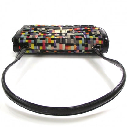 Chanel Patent Velvet Quilted Cubist Flap 6 of 10