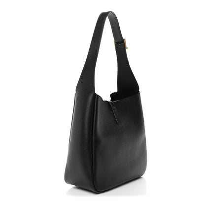 Saint Laurent Supple Calfskin Small Le 5 A 7 Soft Hobo Black 3 of 11