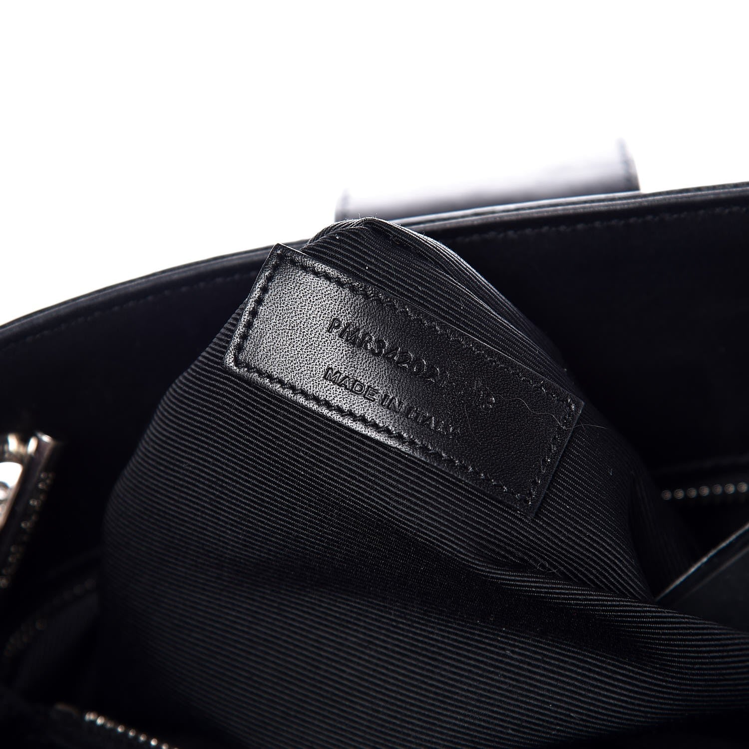 Saint Laurent Calfskin Classic Monogram Shopping Bag Black 8 of 12