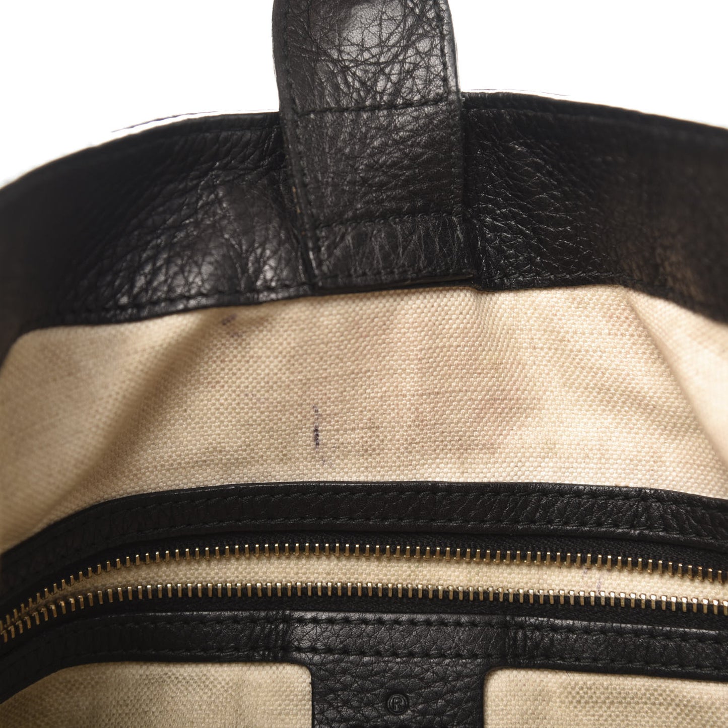 Pebbled Calfskin Medium Heritage Shoulder Bag Black