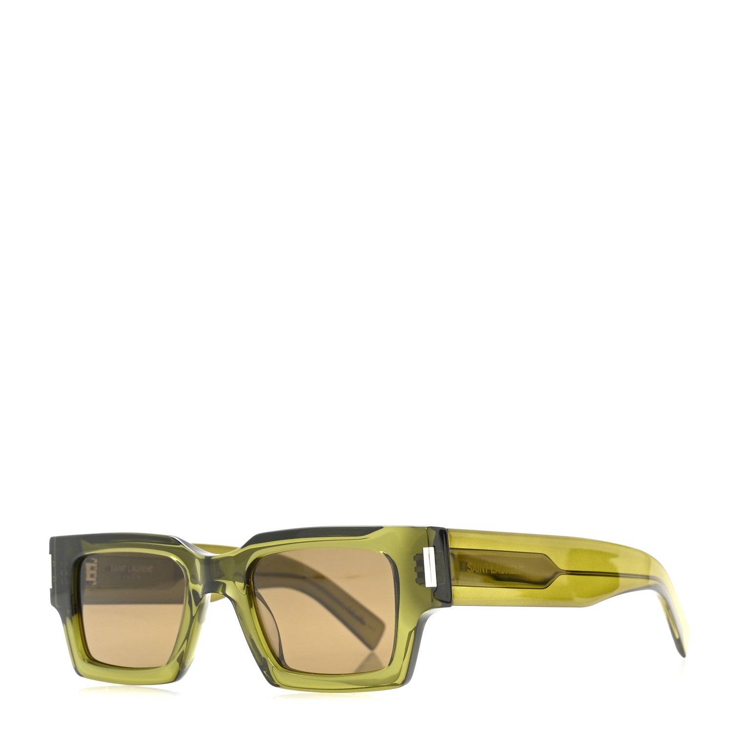 Saint Laurent Acetate SL 572 Sunglasses Green 1 of 7