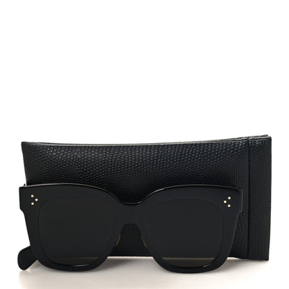 Celine Acetate Kim Sunglasses CL 41444/S Black 7 of 7