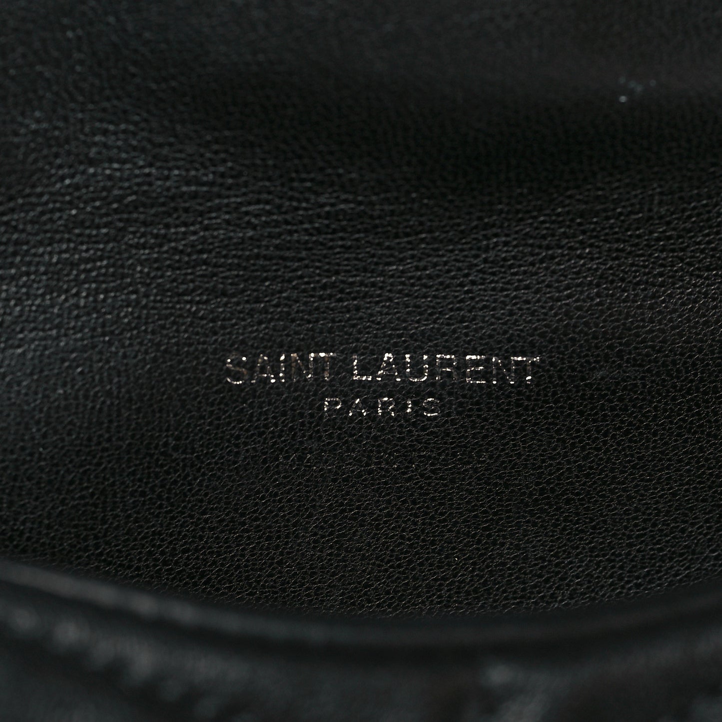 Lambskin Monogram Loulou Puffer Pouch Clutch Black