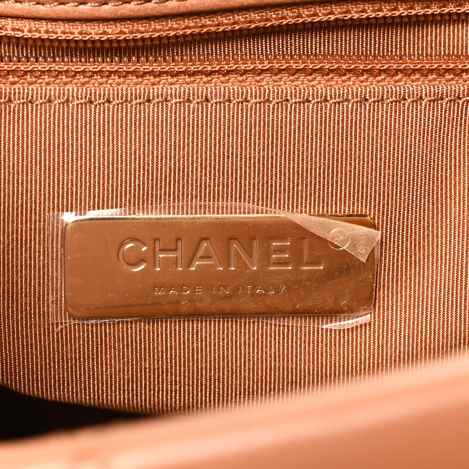 Chanel Lambskin Quilted Large Chanel 19 Flap Brown 6 of 10