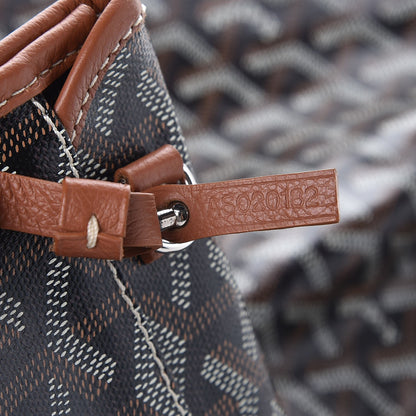 Goyard Goyardine Saint Louis GM Black Gold 7 of 7