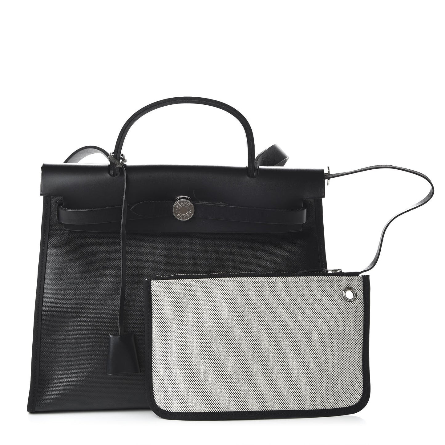 Toile H Berline Vache Hunter Herbag Zip PM 31 Black Ecru