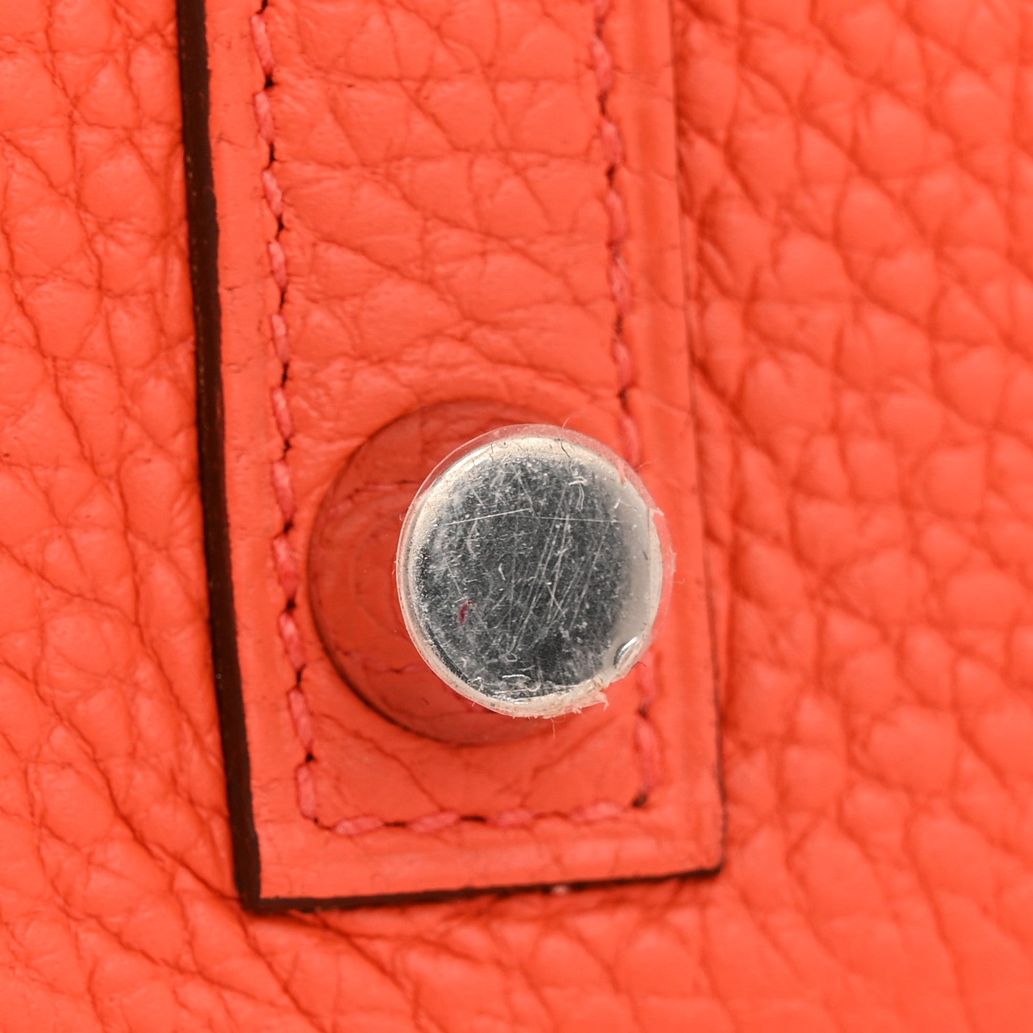 Hermes Togo Birkin 25 Orange Poppy 11 of 11