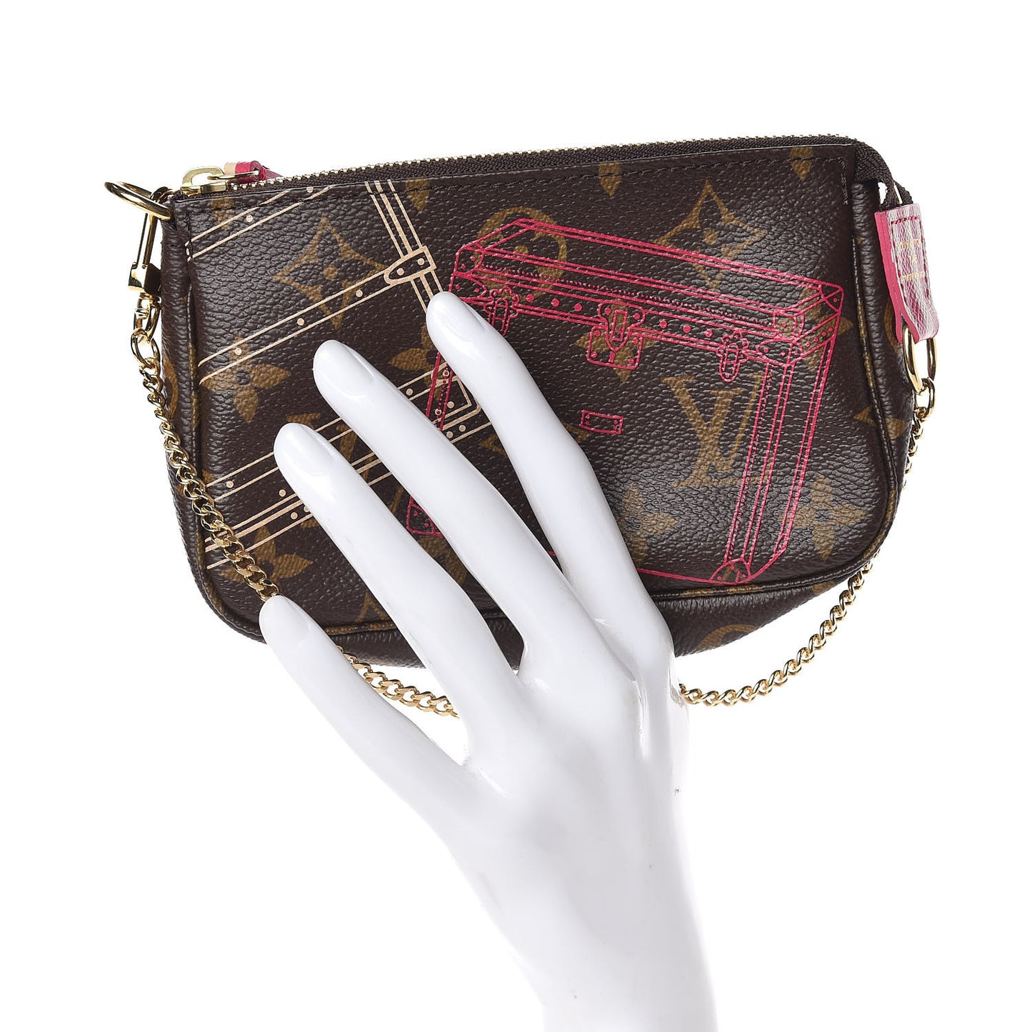 Monogram 2014 Christmas Animation Mini Pochette Accessories