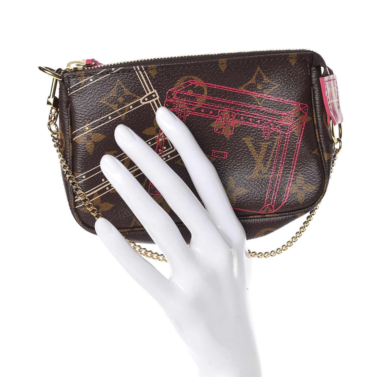 Louis Vuitton Monogram 2014 Christmas Animation Mini Pochette Accessories 2 of 8