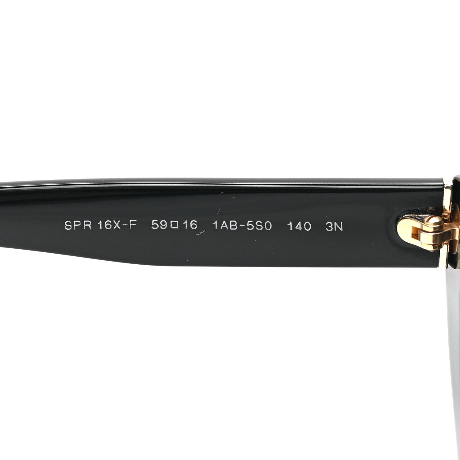 Prada Acetate Sunglasses SPR 16X-F Black 6 of 6