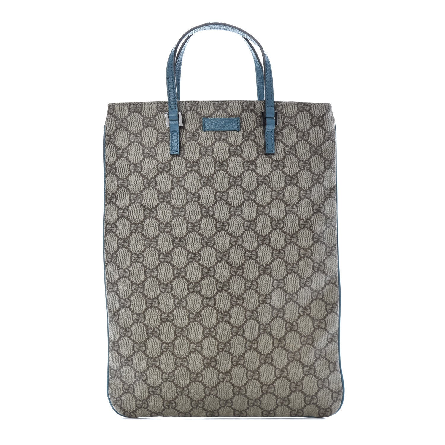 Gucci GG Plus Monogram Flat Vertical Tote Blue 1 of 13