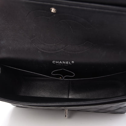 Chanel Patent Quilted Jumbo Double Flap Black 5 of 10