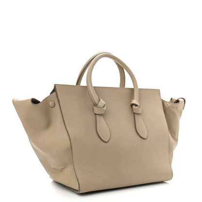 Celine Crisped Calfskin Small Tie Knot Tote Light Taupe 4 of 17