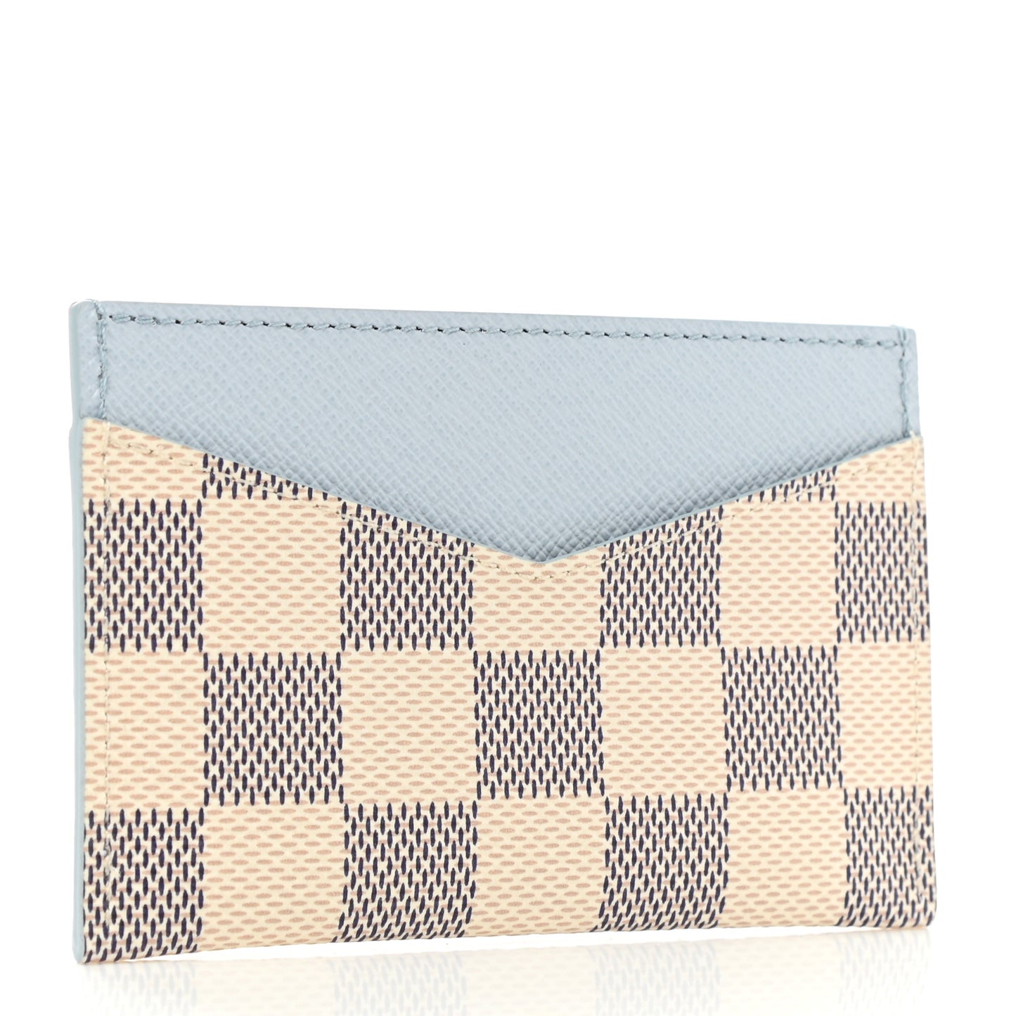 Damier Azur Daily Card Holder Olympe Blue