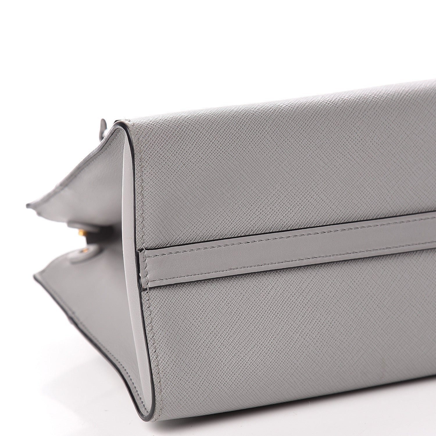 Prada Saffiano City Calf Small Esplanade Tote Nube 7 of 14