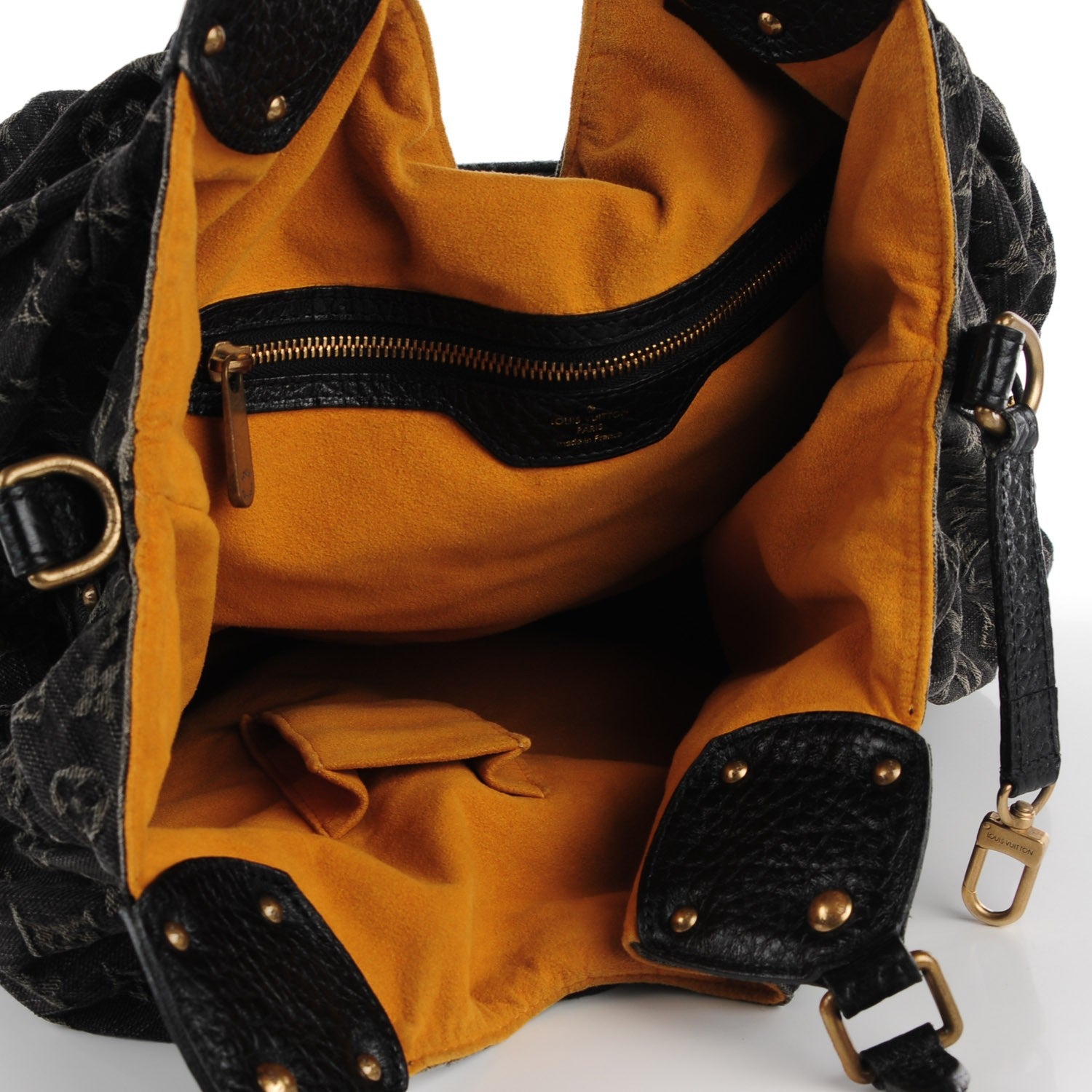 Louis Vuitton Denim Mahina XL Black 7 of 16
