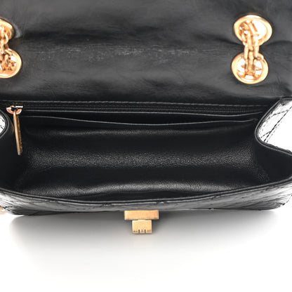 Chanel Aged Calfskin Quilted 2.55 Reissue Mini Flap Black 5 of 11