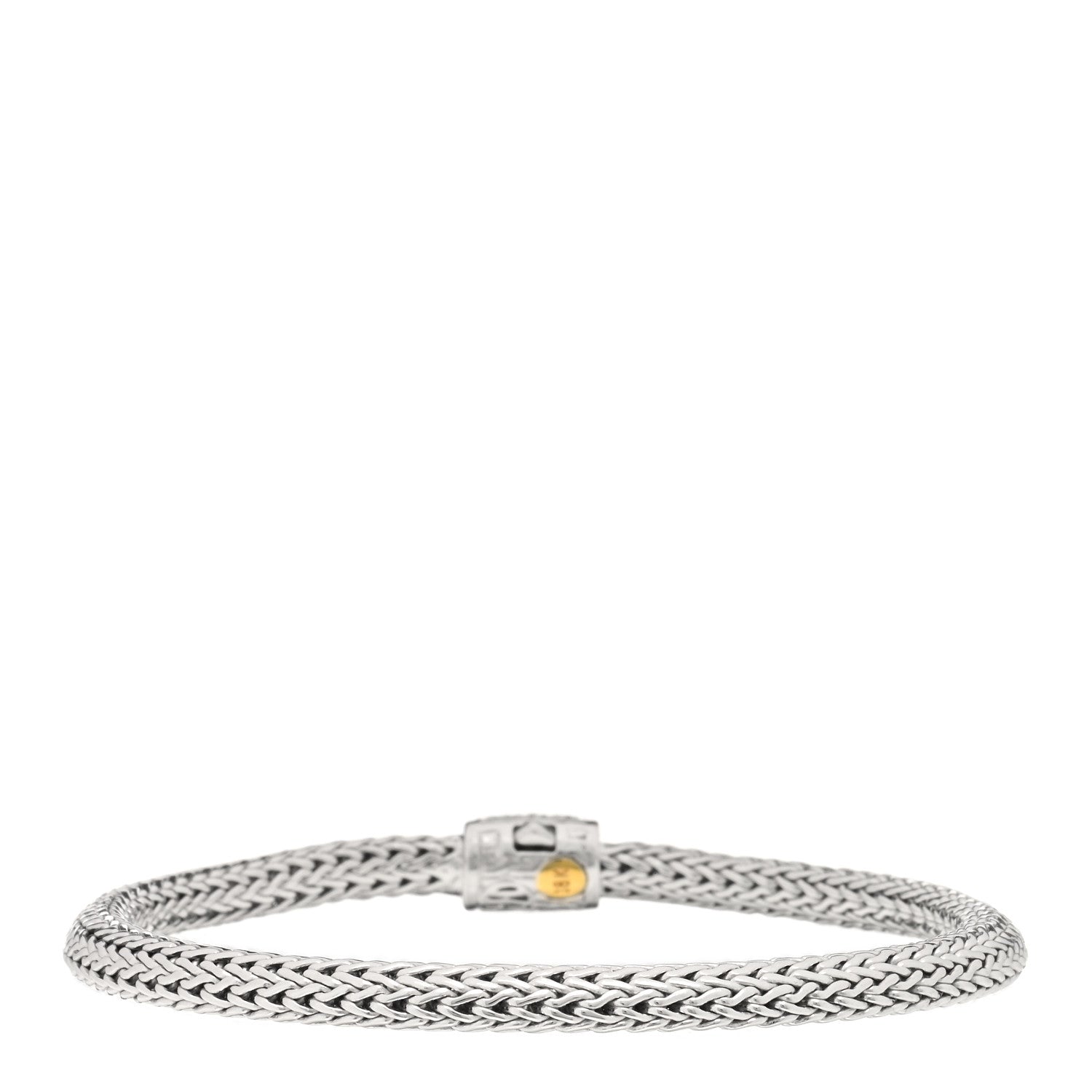John Hardy Sterling Silver Diamond 5mm Classic Chain Bracelet 2 of 3