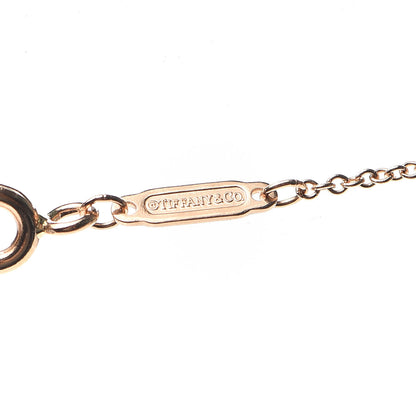 Tiffany 18K Rose Gold Love Rainbow Charm Pendant Necklace 5 of 6