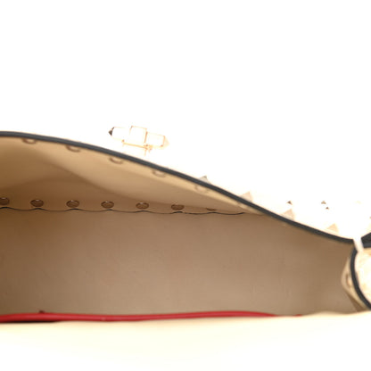 Valentino Garavani Nappa Small Rockstud Spike Shoulder Bag Light Ivory 5 of 9
