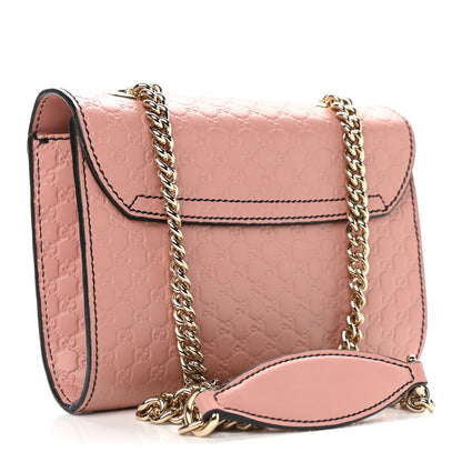 Gucci Microguccissima Mini Emily Shoulder Bag Soft Pink 3 of 9