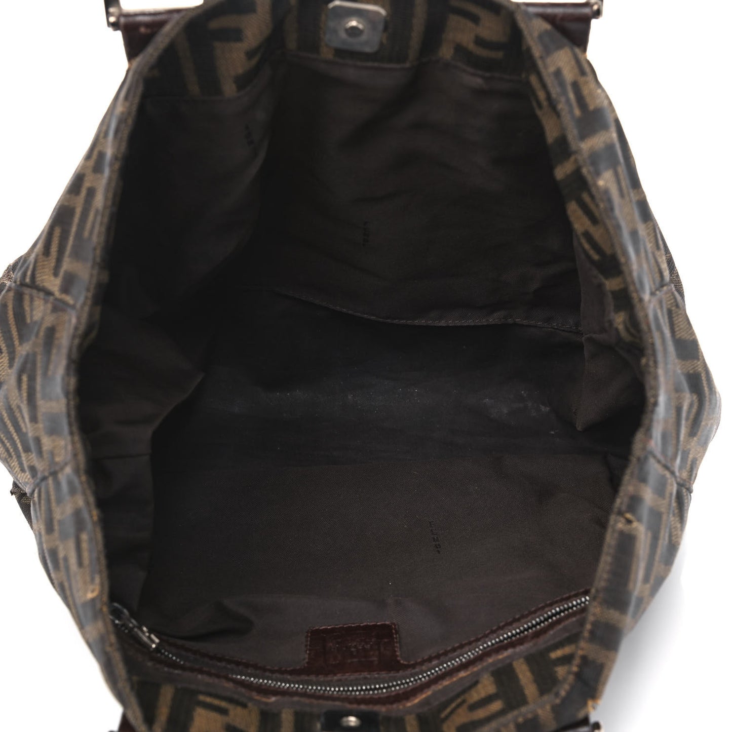 Zucca Top Handle Tote Tobacco
