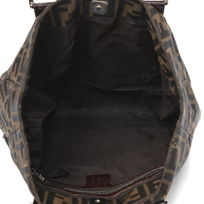 Fendi Zucca Top Handle Tote Tobacco 4 of 19