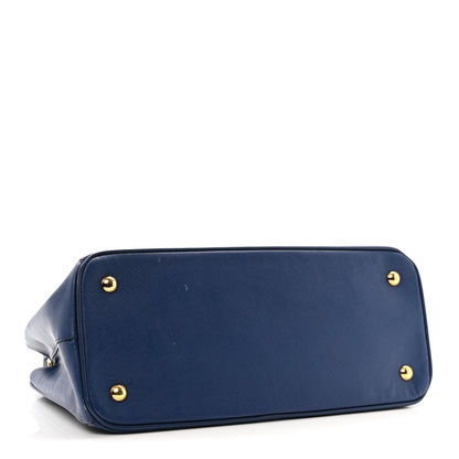 Prada Saffiano Lux Medium Tote Bluette 4 of 15