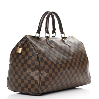 Louis Vuitton Damier Ebene Speedy 35 3 of 18