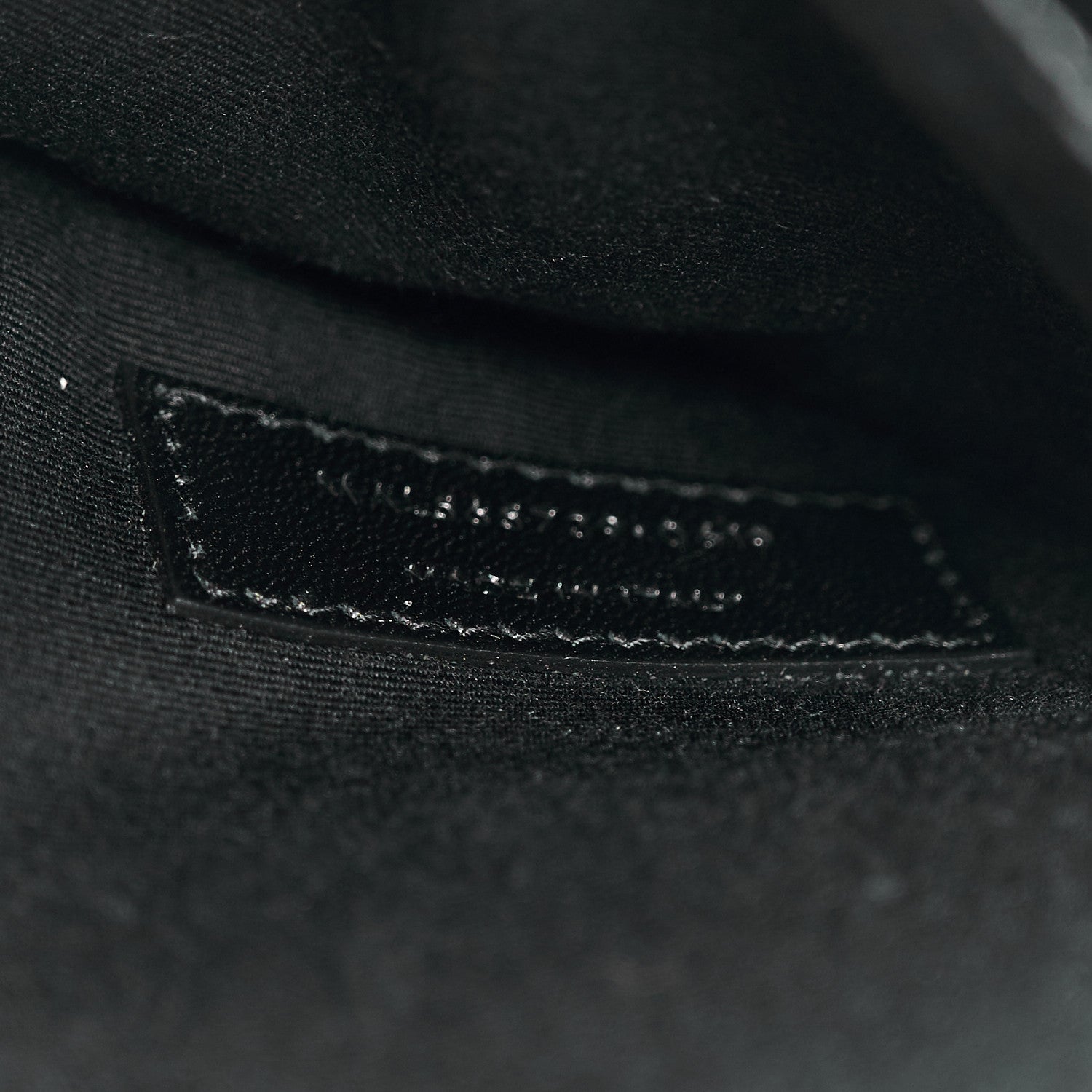 Saint Laurent Smooth Shiny Calfskin Monogram Uptown Pouch Black 7 of 10