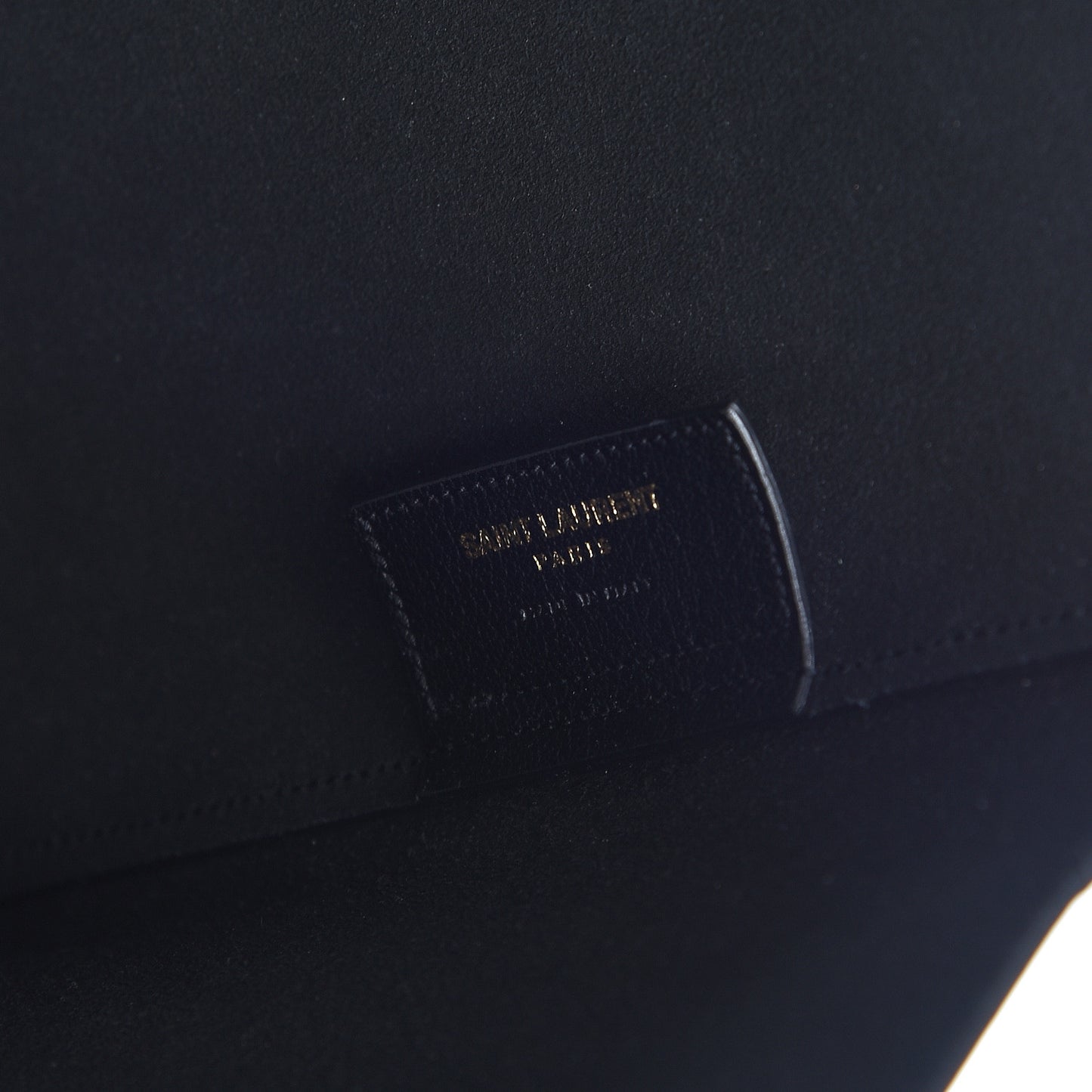Calfskin Large Shopping Tote Black