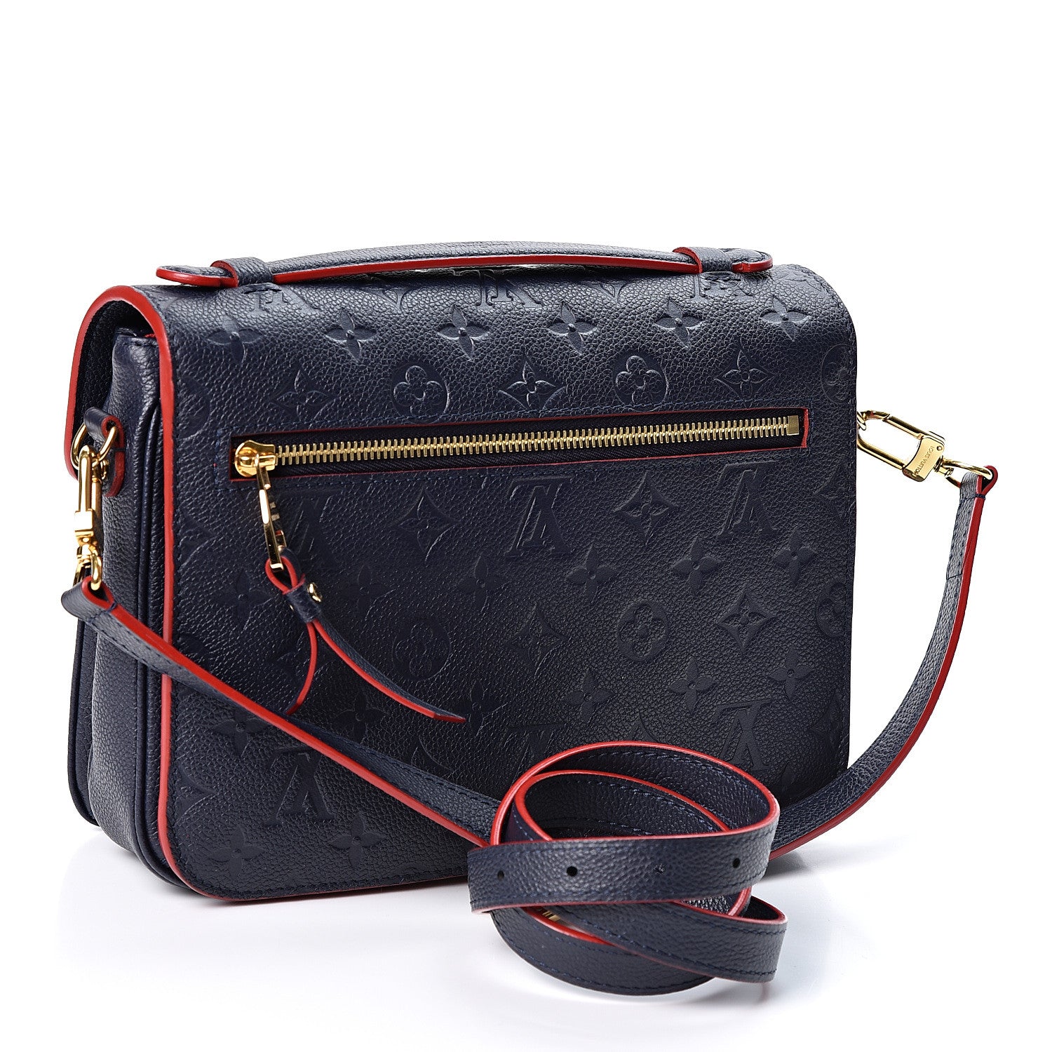 Louis Vuitton Empreinte Pochette Metis Marine Rouge 2 of 9