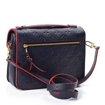 Louis Vuitton Empreinte Pochette Metis Marine Rouge 2 of 9