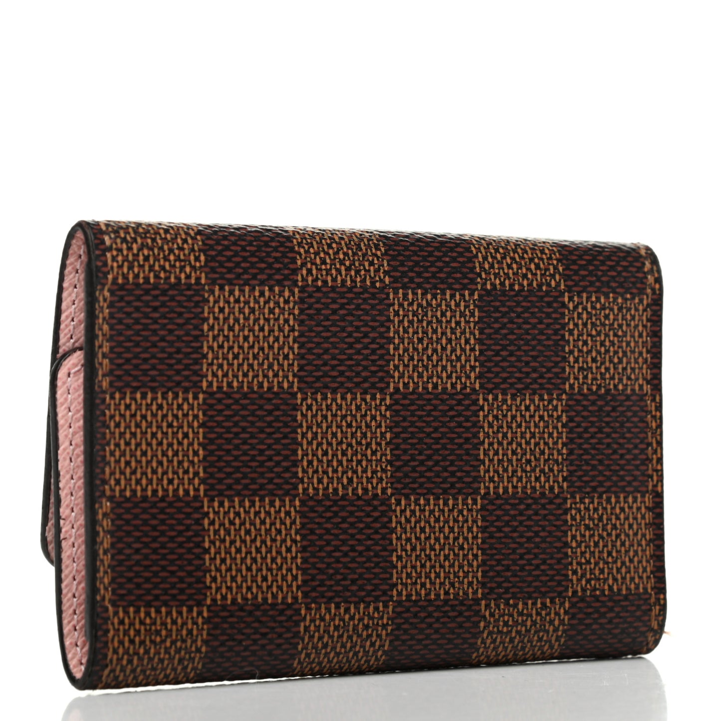 Damier Ebene Multicles 6 Key Holder Rose Ballerine