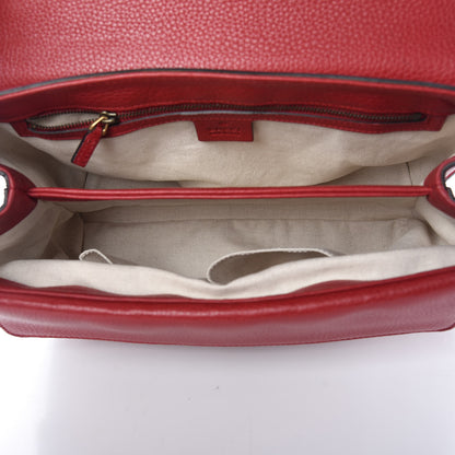 Gucci Cellarius Calfskin GG Marmont Shoulder Bag Vulcanic Red 5 of 10