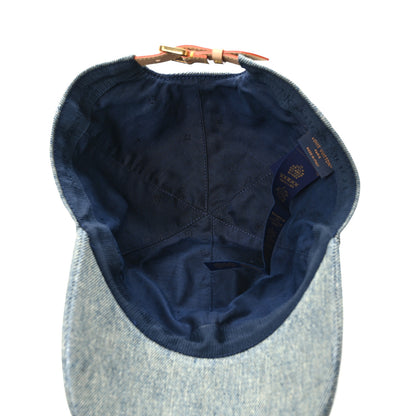 Louis Vuitton LOUIS VUITTON Monogram Washed Denim Cap M Blue 7 of 9