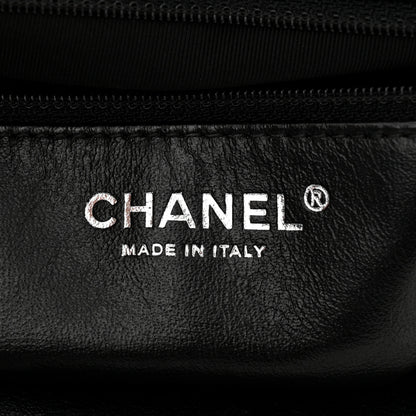 Chanel Metallic Aged Calfskin Quilted Reissue 2.55 Accordion Flap Black 6 of 11